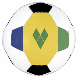Balón De Fútbol Bandera de San Vicente y las Granadinas