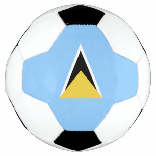 Balón De Fútbol Bandera de Santa Lucía