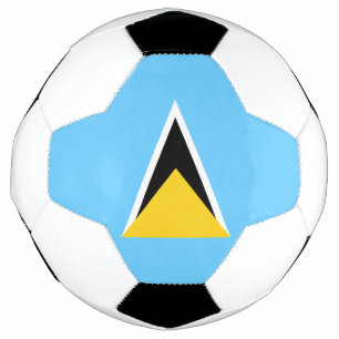 Balón De Fútbol Bandera de Santa Lucía