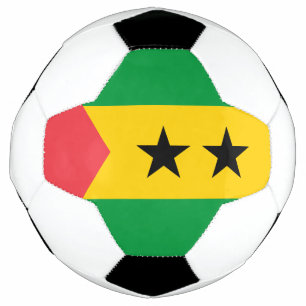 Balón De Fútbol Bandera de Santo Tomé y Príncipe