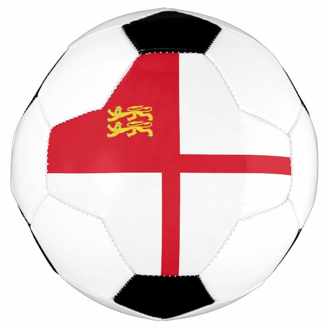 Balón De Fútbol Bandera de Sark (Anverso)