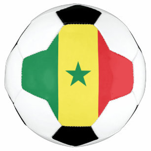 Balón De Fútbol Bandera de Senegal