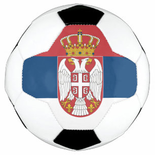 Balón De Fútbol Bandera de Serbia