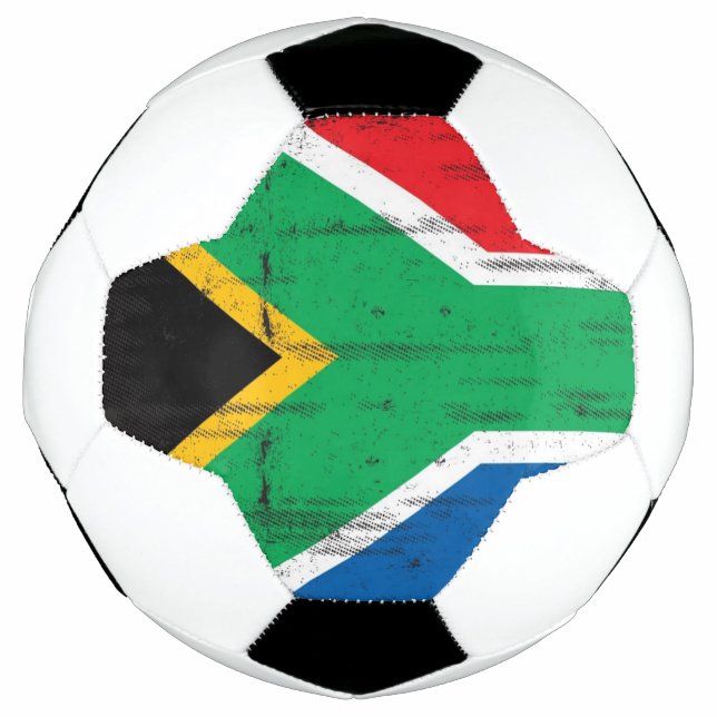 Balón De Fútbol Bandera de Sudáfrica (Anverso)