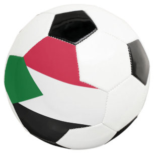 Balón De Fútbol bandera de sudán