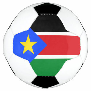 Balón De Fútbol Bandera de Sudán del Sur