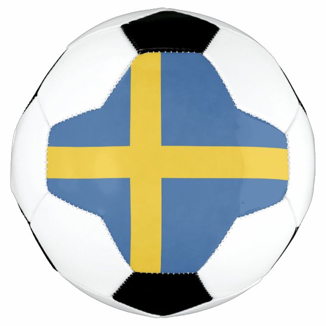 Balón De Fútbol Bandera de Suecia (Anverso)