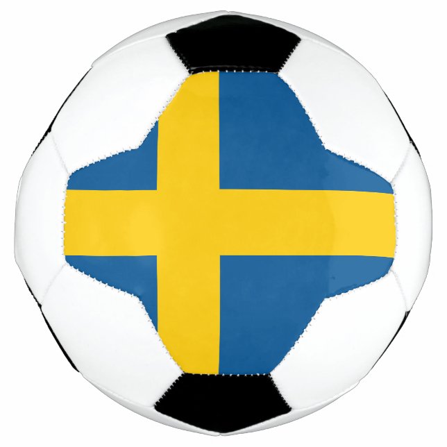 Balón De Fútbol Bandera de Suecia (Anverso)