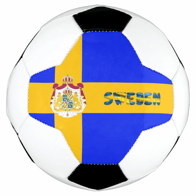 Balón De Fútbol Bandera de Suecia (Anverso)