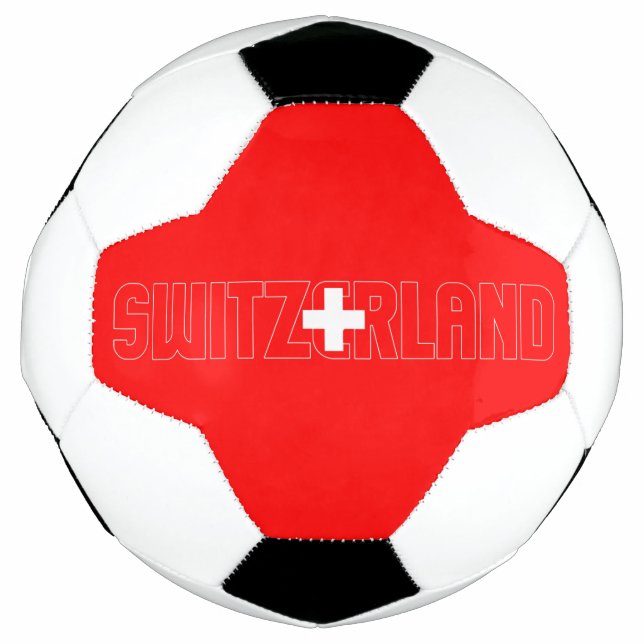 Balón De Fútbol Bandera de Suiza Adorable Patriótico (Anverso)
