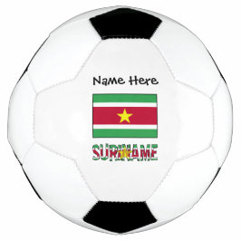 Balón De Fútbol Bandera de Surinam Personalizada 