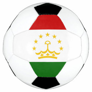 Balón De Fútbol Bandera de Tayikistán