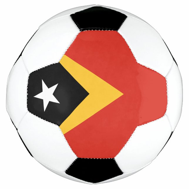 Balón De Fútbol Bandera de Timor Oriental (Anverso)