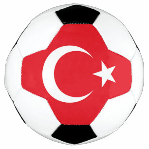Balón De Fútbol Bandera de Turquía