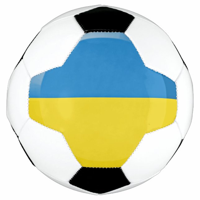 Balón De Fútbol Bandera de Ucrania (Anverso)