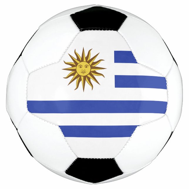 Balón De Fútbol Bandera de Uruguay (Anverso)