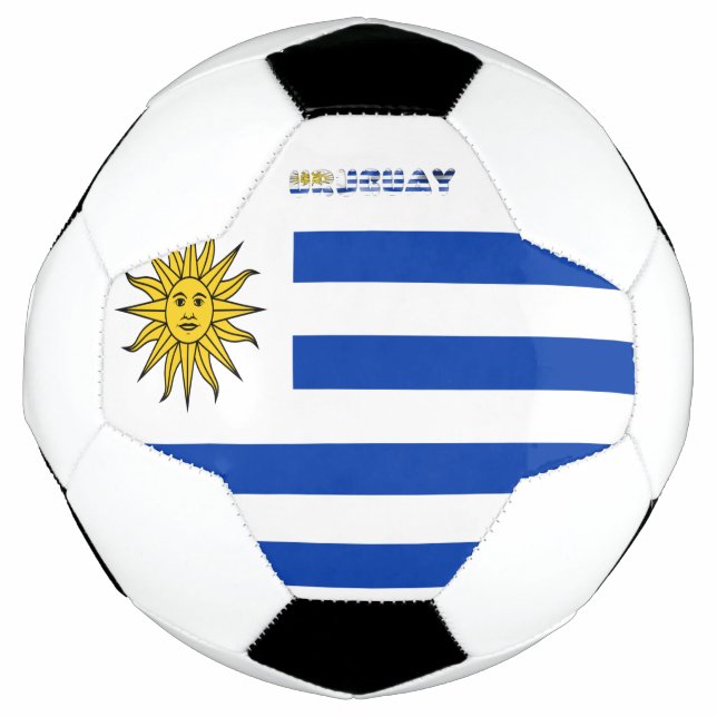 Balón De Fútbol Bandera de Uruguay (Anverso)