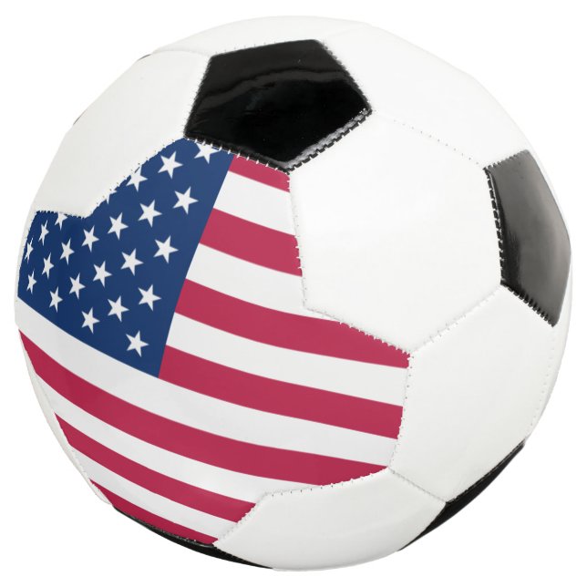 Balón De Fútbol bandera de usa (Tres cuartos)