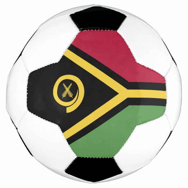 Balón De Fútbol Bandera de Vanuatu (Anverso)