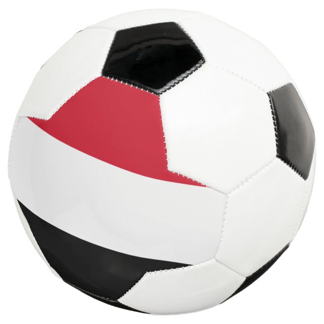 Balón De Fútbol bandera de yemen (Tres cuartos)