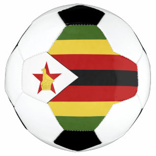 Balón De Fútbol Bandera de Zimbabue
