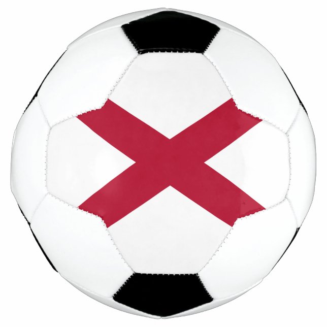 Balón De Fútbol Bandera del estado de Alabama (Anverso)