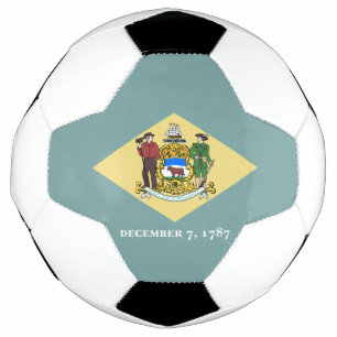Balón De Fútbol Bandera del estado de Delaware