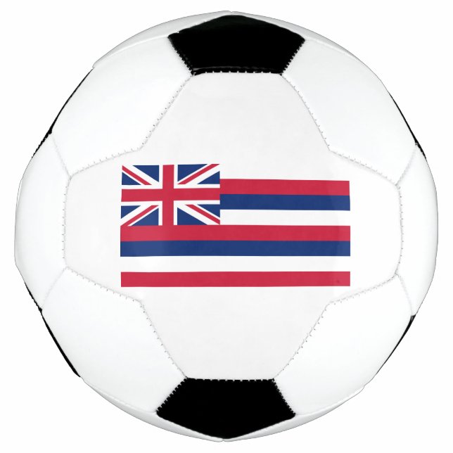 Balón De Fútbol Bandera del Estado de Hawái (Anverso)