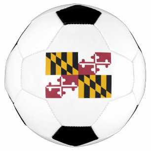Balón De Fútbol Bandera del Estado de Maryland