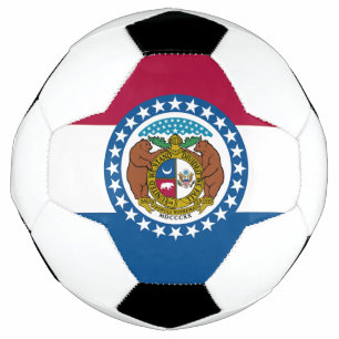 Balón De Fútbol Bandera del Estado de Misuri