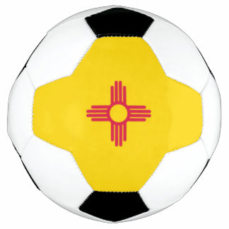 Balón De Fútbol Bandera del estado de Nuevo México