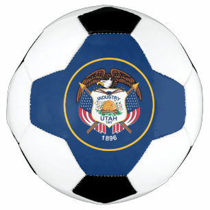 Balón De Fútbol Bandera del estado de Utah