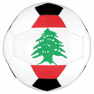 Balón De Fútbol Bandera del Líbano