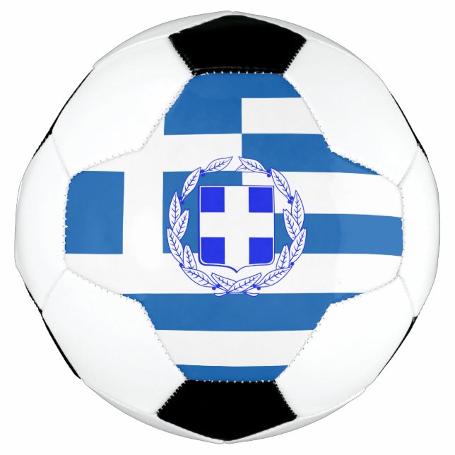 Balón De Fútbol Bandera griega (Anverso)