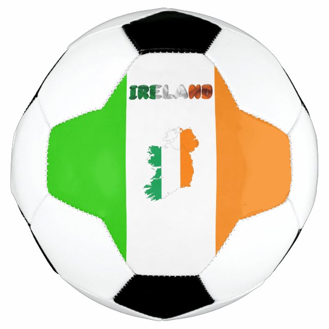 Balón De Fútbol Bandera irlandesa (Anverso)