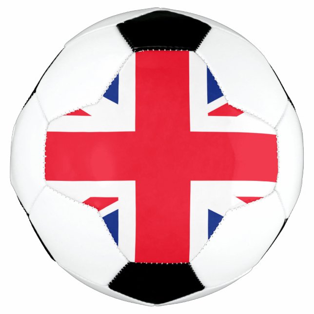 Balón De Fútbol Bandera Jack Union del Reino Unido (Anverso)