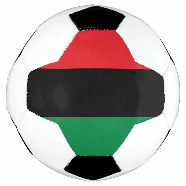 Balón De Fútbol Bandera Panafricana de la UNIA (Anverso)