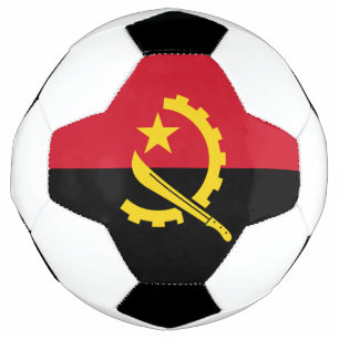 Balón De Fútbol Bandera patriótica angoleña
