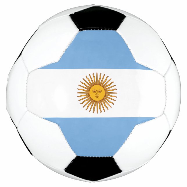 Balón De Fútbol Bandera Patriótica Argentina (Anverso)