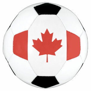 Balón De Fútbol Bandera Patriótica Canadiense