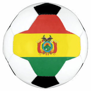 Balón De Fútbol Bandera patriótica de Bolivia