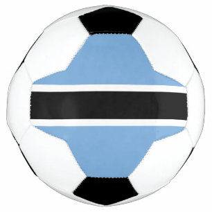 Balón De Fútbol Bandera patriótica de Botsuana