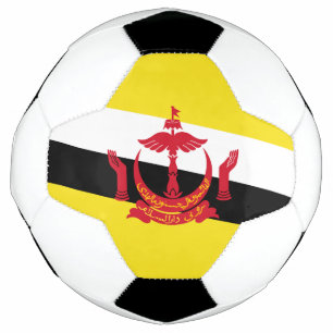 Balón De Fútbol Bandera patriótica de Brunéi