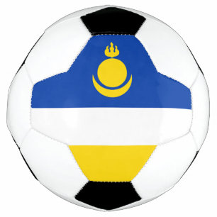 Balón De Fútbol Bandera Patriótica de Buriatia