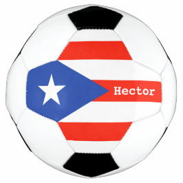Balón De Fútbol Bandera puertorriqueña Boricua Bandera 4Hector
