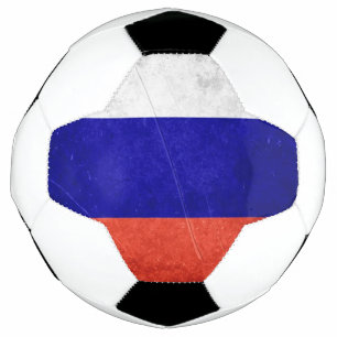 Balón De Fútbol Bandera rusa ondulada