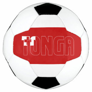 Balón De Fútbol Bandera Tonga Adorable Patriótico