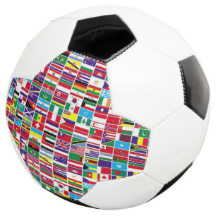 Balón De Fútbol banderas