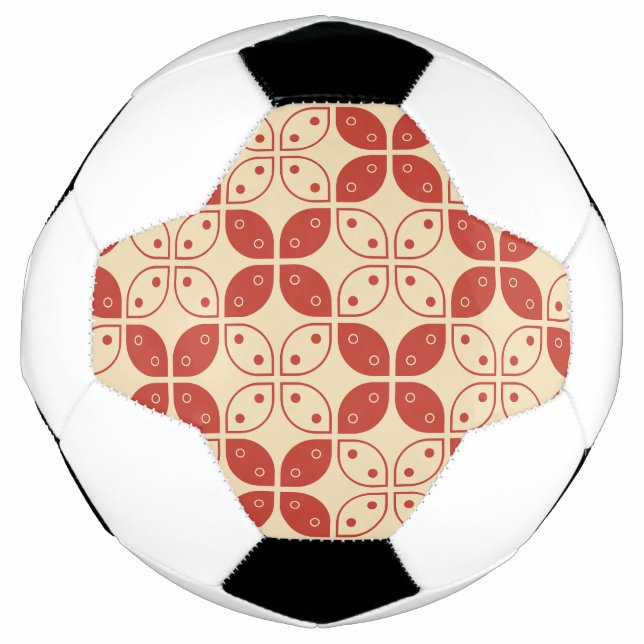 Balón De Fútbol Batik Kawung, patrón indonesio, javanés, etnia (Anverso)