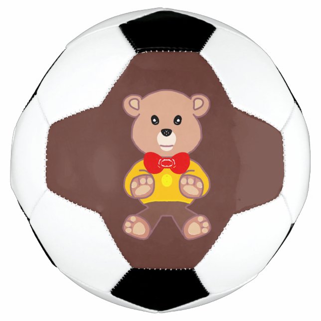 Balón De Fútbol Beisge Teddy Bear Brown (Anverso)